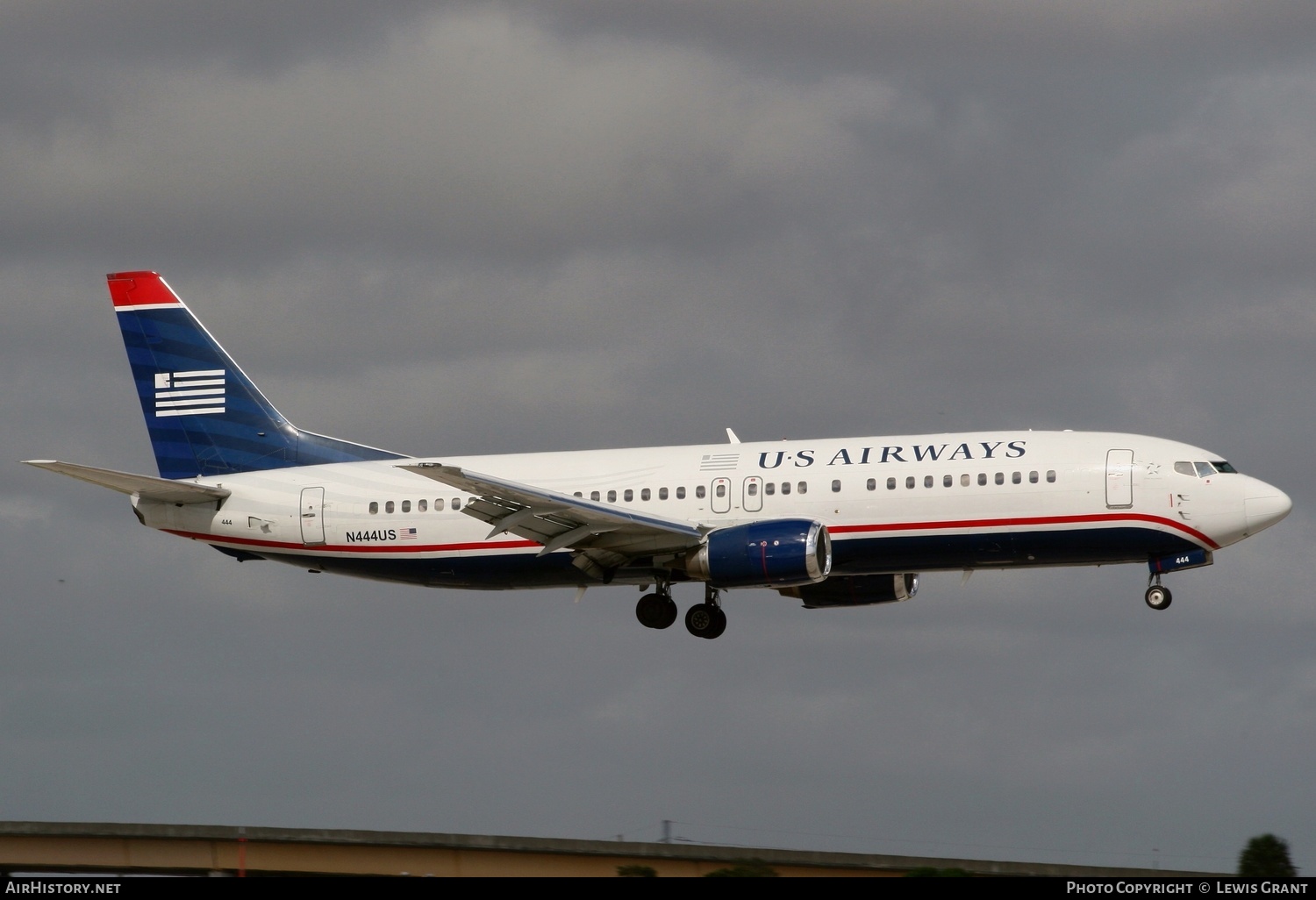 Aircraft Photo of N444US | Boeing 737-4B7 | US Airways | AirHistory.net #300305
