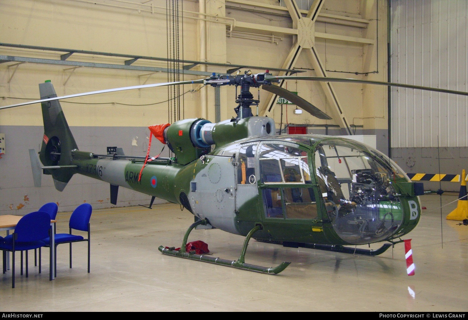 Aircraft Photo of XZ316 | Aerospatiale SA-341B Gazelle AH1 | UK - Army | AirHistory.net #300315