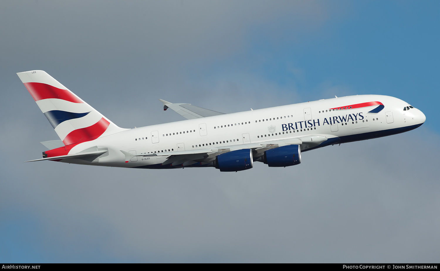Aircraft Photo of G-XLEG | Airbus A380-841 | British Airways | AirHistory.net #300324