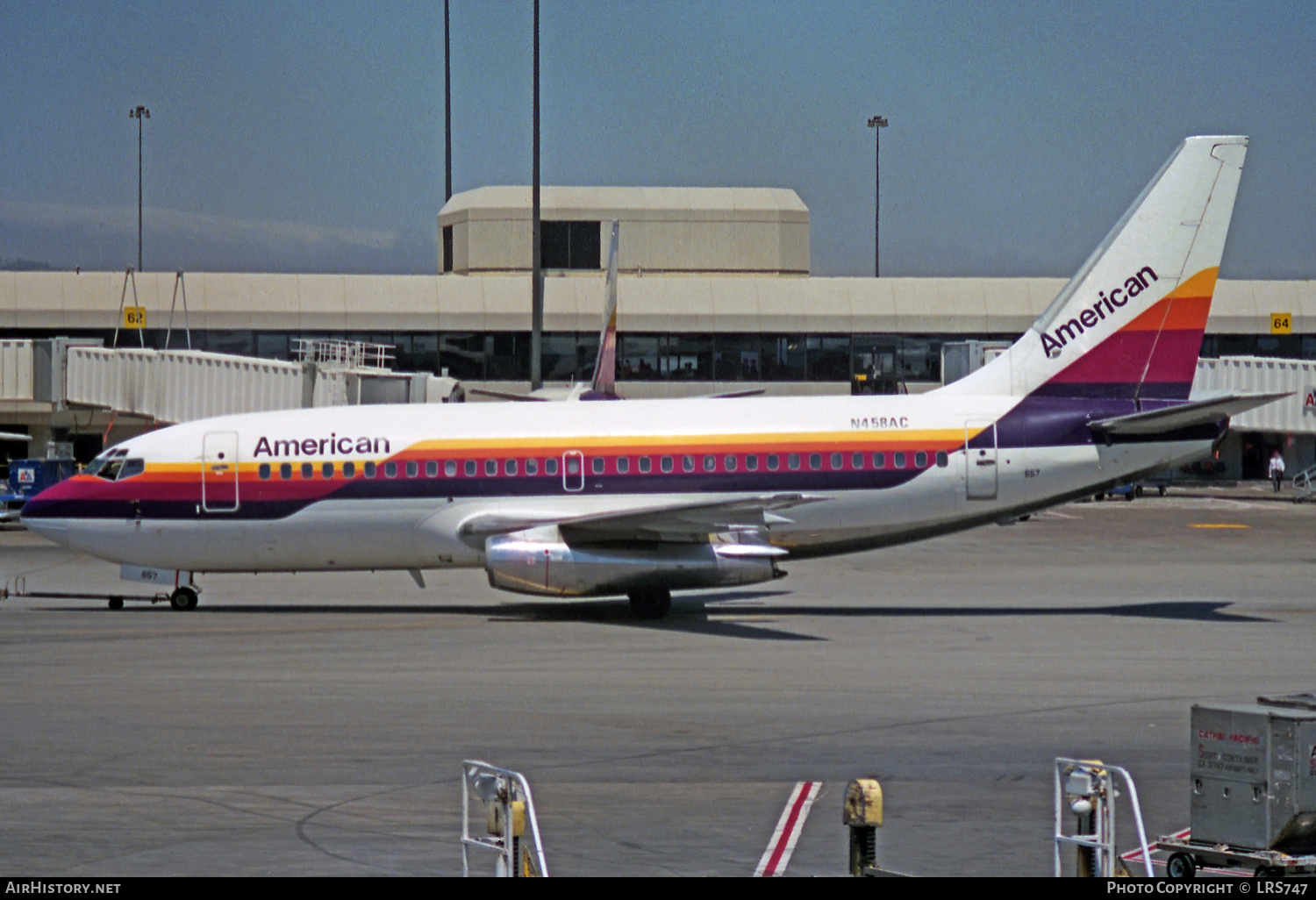 Aircraft Photo of N458AC | Boeing 737-2Q9/Adv | American Airlines | AirHistory.net #300328