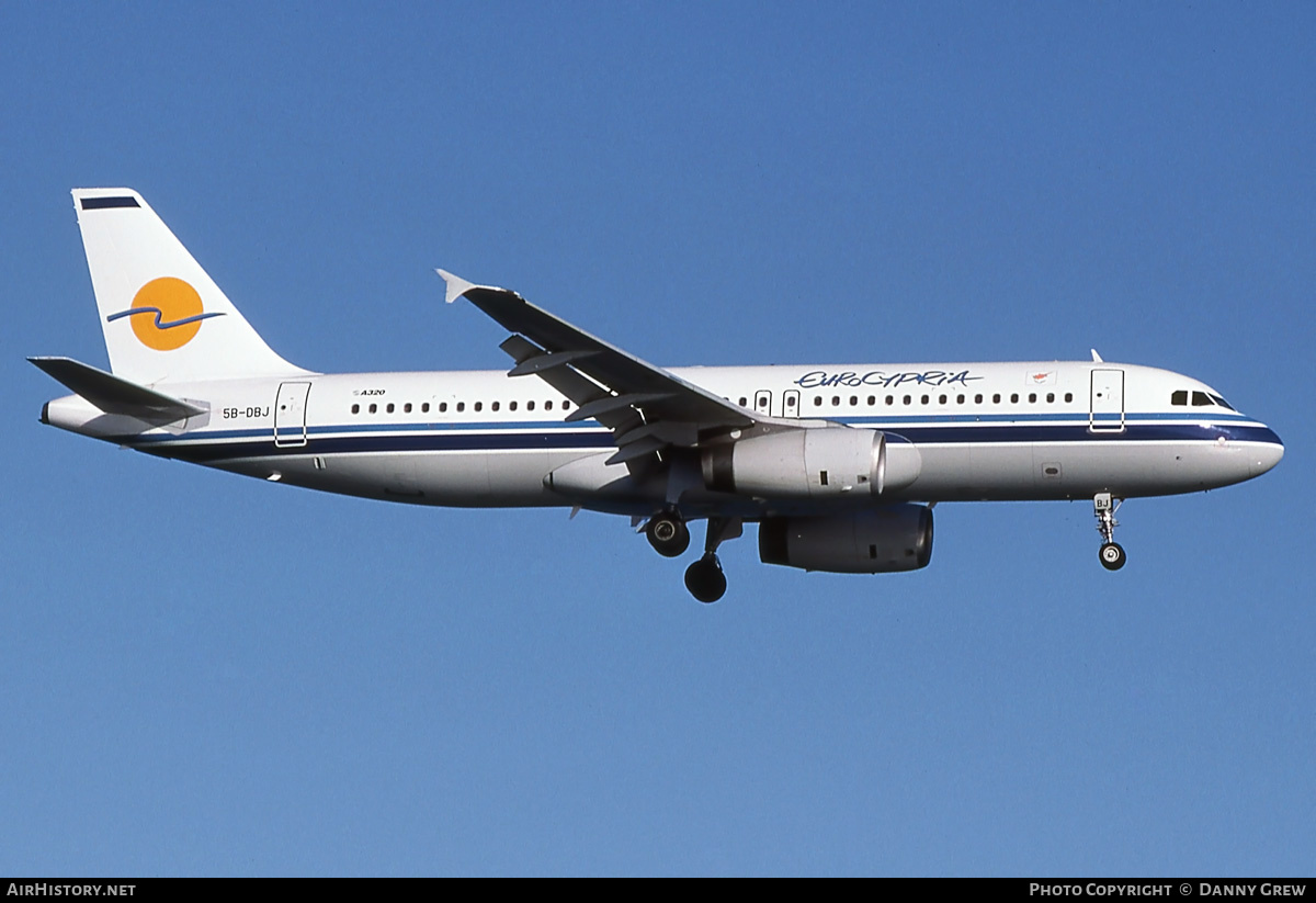Aircraft Photo of 5B-DBJ | Airbus A320-231 | Eurocypria Airlines | AirHistory.net #300344