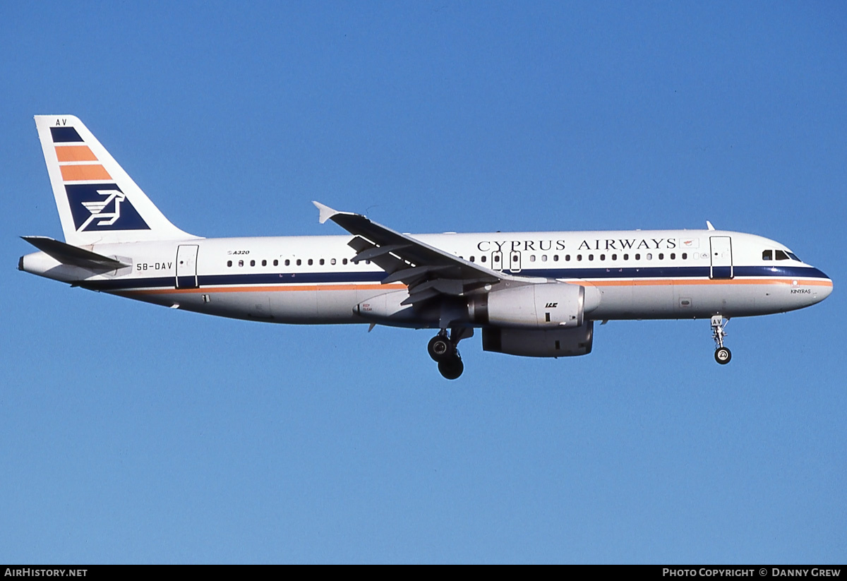 Aircraft Photo of 5B-DAV | Airbus A320-231 | Cyprus Airways | AirHistory.net #300347