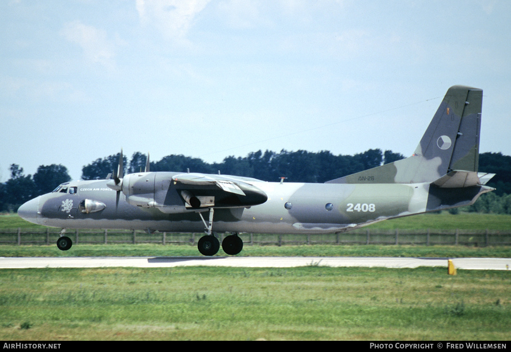 Aircraft Photo of 2408 | Antonov An-26 | Czechia - Air Force | AirHistory.net #300384