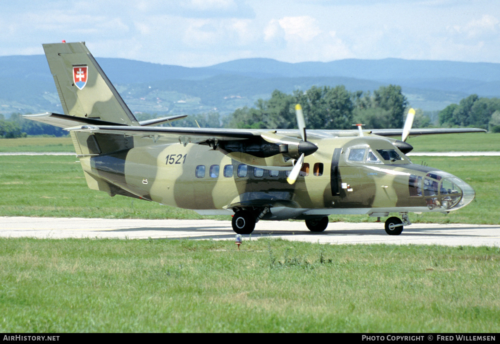 Aircraft Photo of 1521 | Let L-410FG Turbolet | Slovakia - Air Force | AirHistory.net #300392