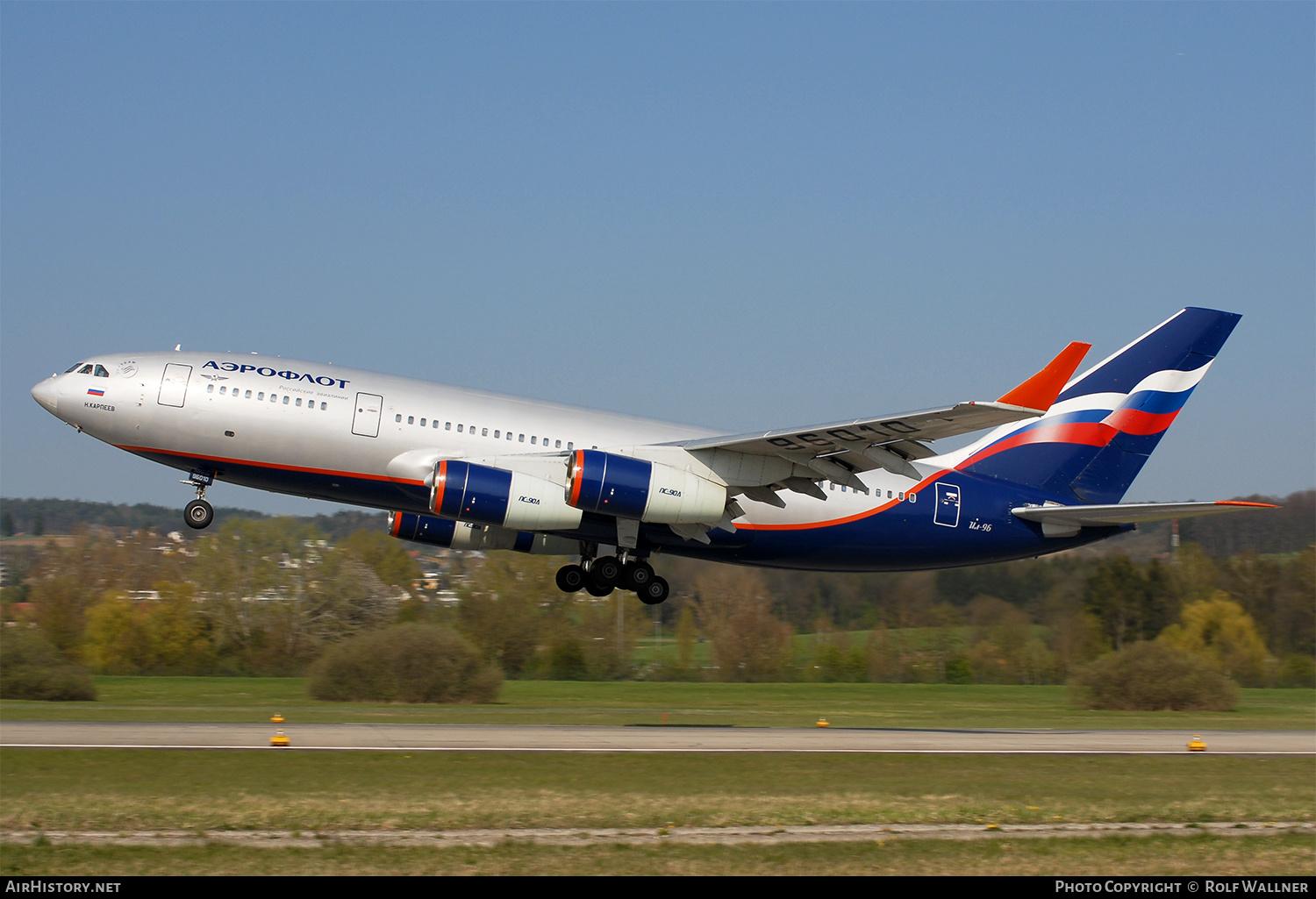 Aircraft Photo of RA-96010 | Ilyushin Il-96-300 | Aeroflot - Russian Airlines | AirHistory.net #300394
