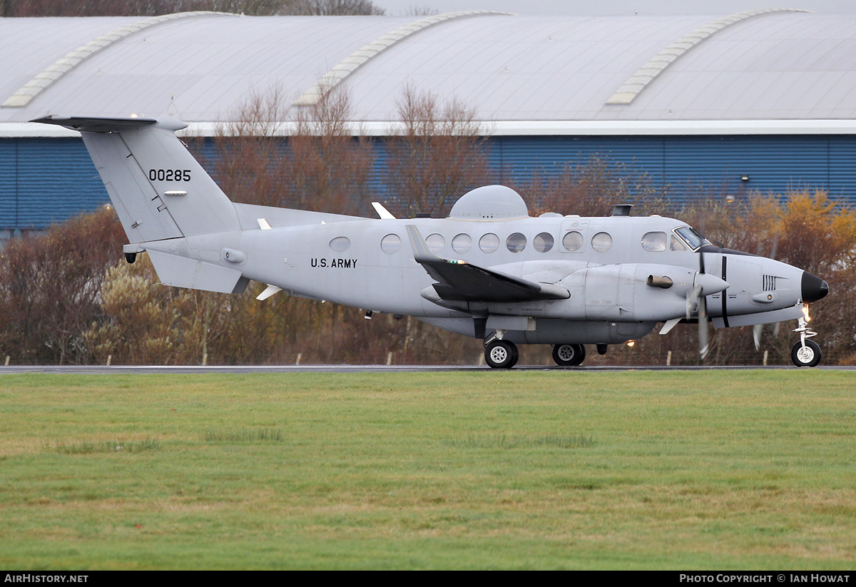 Aircraft Photo of 11-0285 / 00285 | Hawker Beechcraft MC-12S Huron (350ER) | USA - Army | AirHistory.net #300400