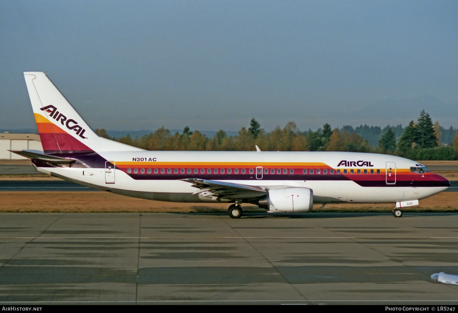 Aircraft Photo of N301AC | Boeing 737-3A4 | AirCal | AirHistory.net #300407