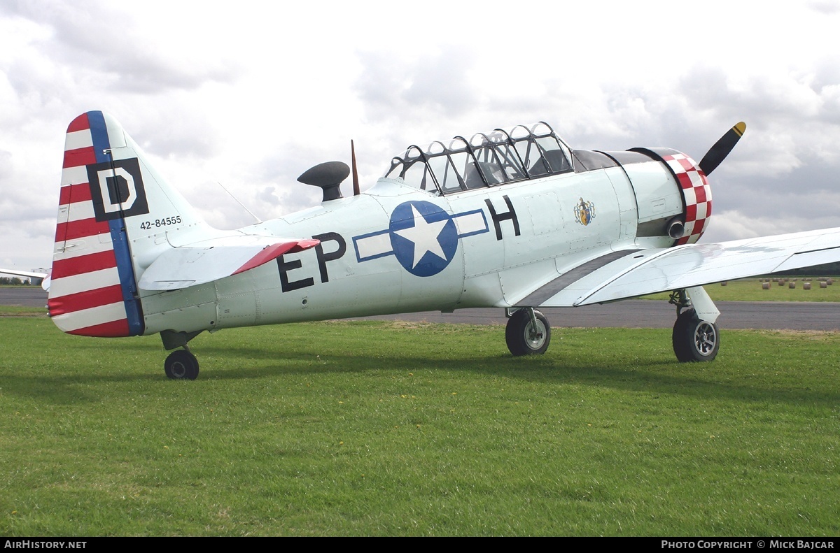 Aircraft Photo of G-ELMH / 42-84555 | North American AT-6D Harvard III | USA - Air Force | AirHistory.net #300409