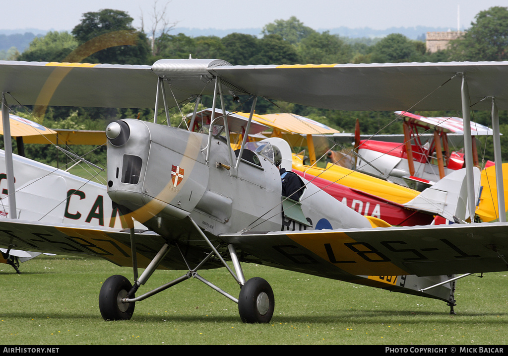 Aircraft Photo of G-AXBW / T-5879 | De Havilland D.H. 82A Tiger Moth II | UK - Air Force | AirHistory.net #300410