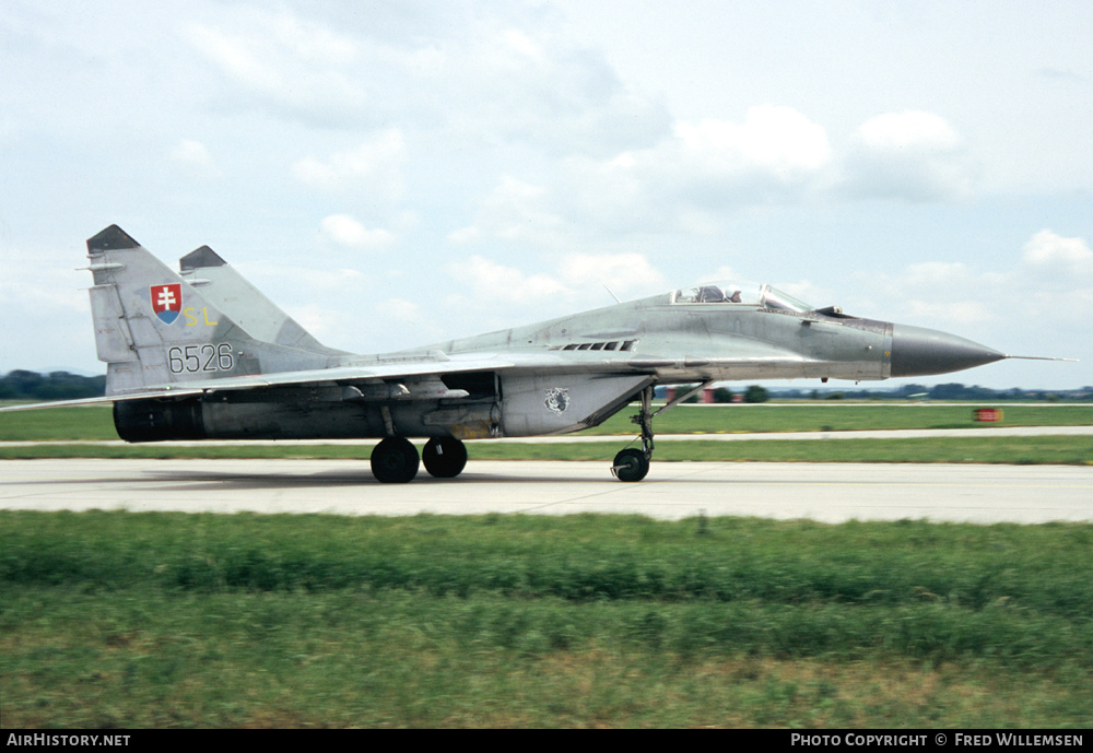 Aircraft Photo of 6526 | Mikoyan-Gurevich MiG-29A (9-12A) | Slovakia - Air Force | AirHistory.net #300416