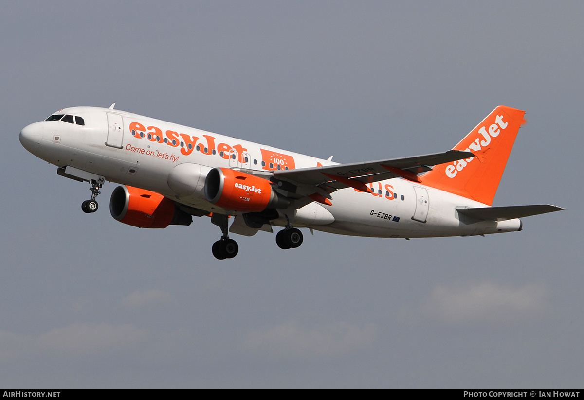 Aircraft Photo of G-EZBR | Airbus A319-111 | EasyJet | AirHistory.net #300438