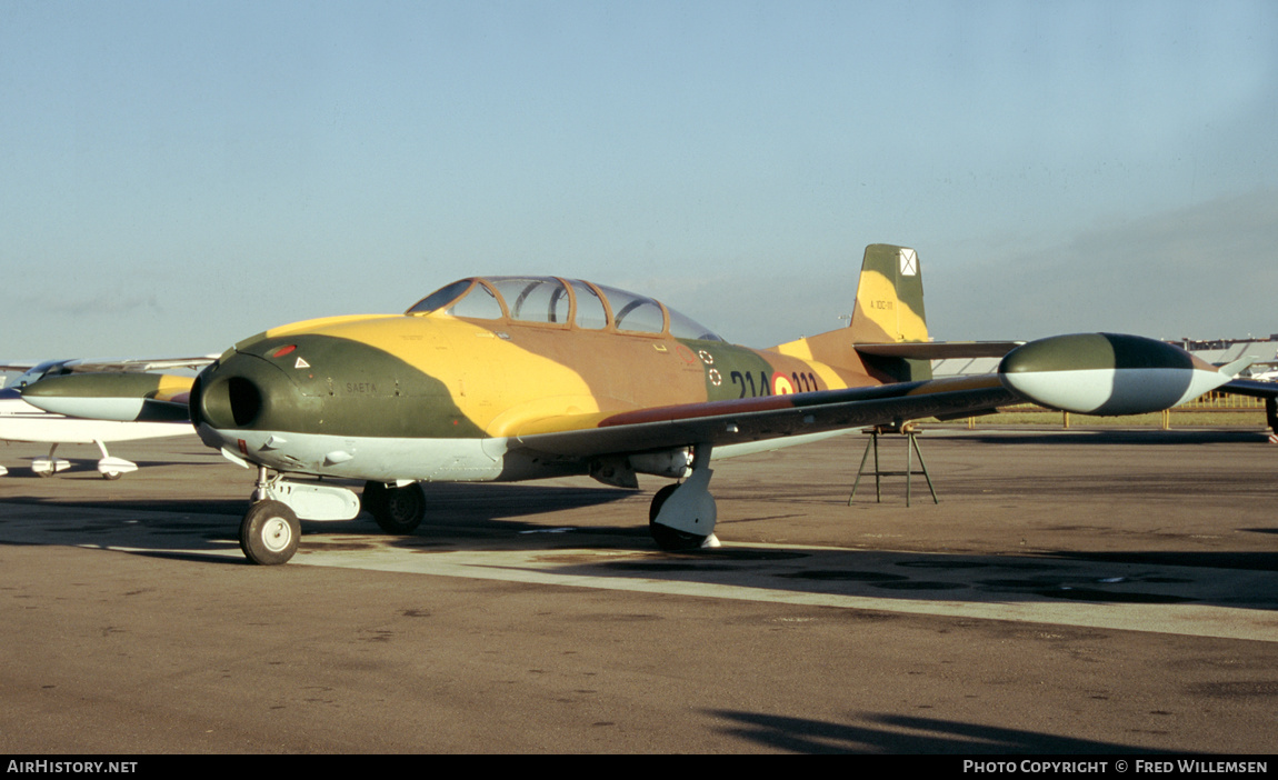 Aircraft Photo of A10C-111 | Hispano HA-220D Super Saeta | Spain - Air Force | AirHistory.net #300451