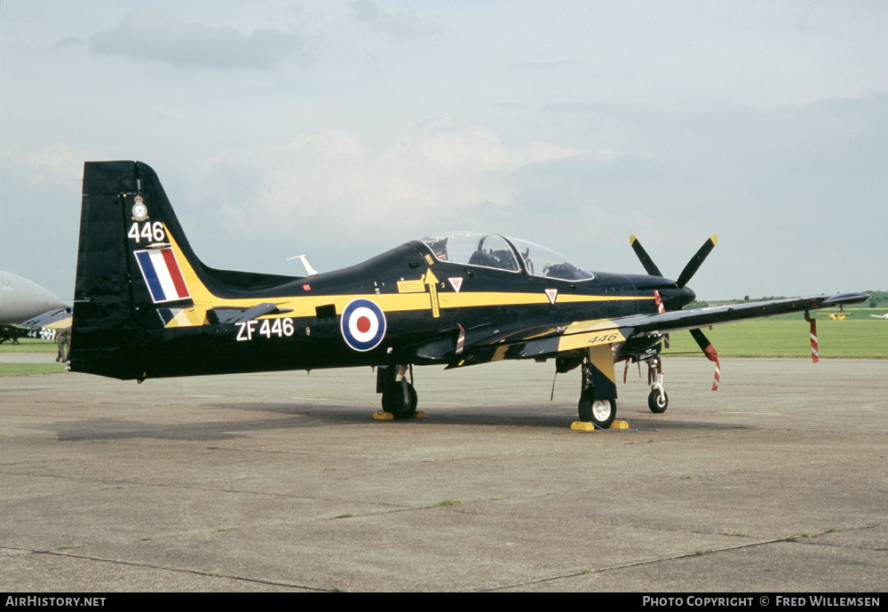 Aircraft Photo of ZF446 | Short S-312 Tucano T1 | UK - Air Force | AirHistory.net #300462