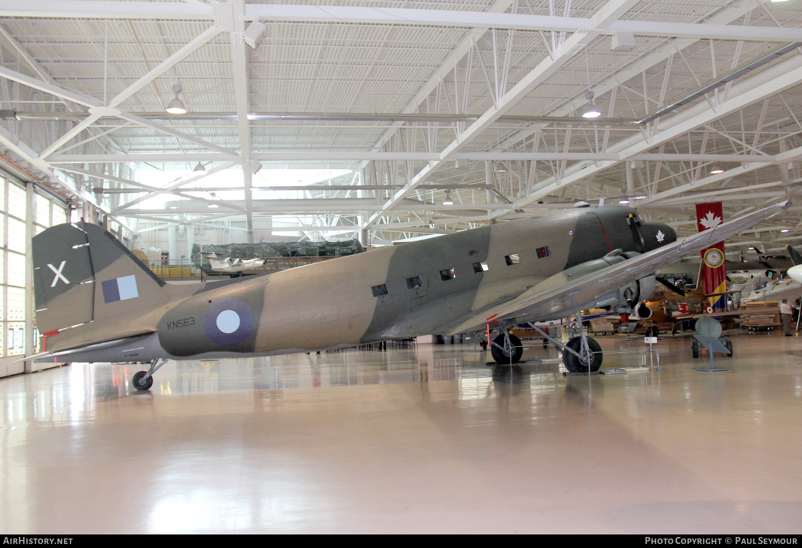 Aircraft Photo of C-GDAK / KN563 | Douglas DC-3-201B | Canadian Warplane Heritage | UK - Air Force | AirHistory.net #300503