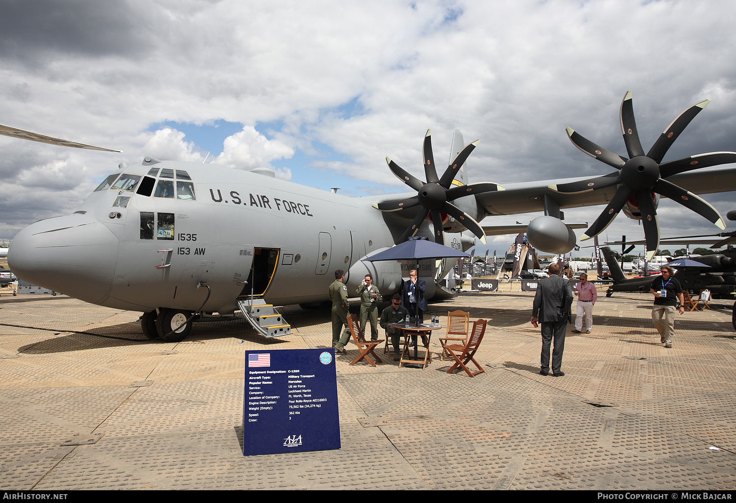 Aircraft Photo of 92-1535 / 21535 | Lockheed C-130H-30 Hercules (L-382) | USA - Air Force | AirHistory.net #300519
