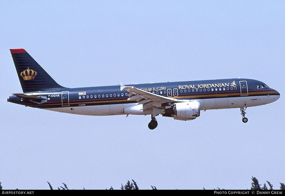 Aircraft Photo of F-OGYA | Airbus A320-211 | Royal Jordanian Airlines | AirHistory.net #300547