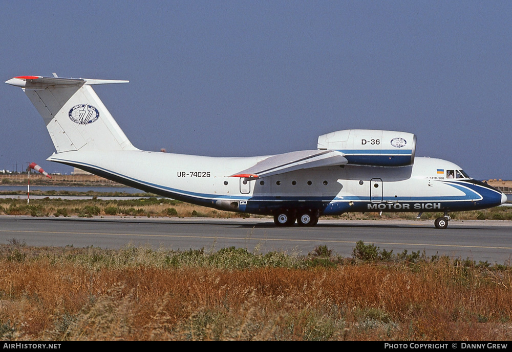 Aircraft Photo of UR-74026 | Antonov An-74 | Motor Sich | AirHistory.net #300551