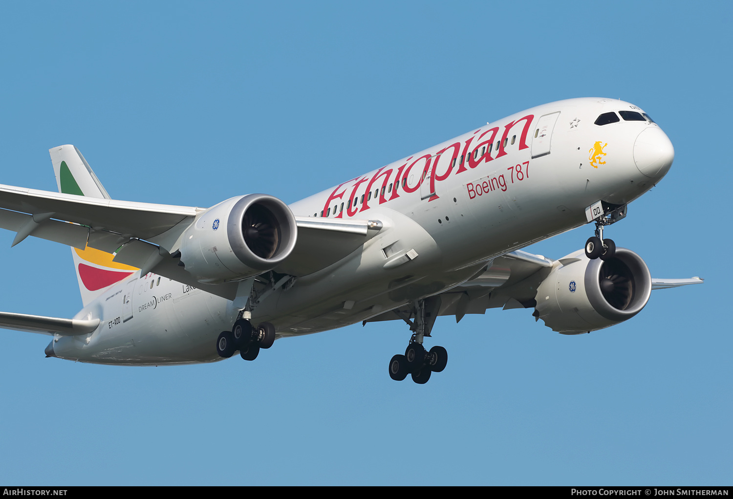Aircraft Photo of ET-AOO | Boeing 787-8 Dreamliner | Ethiopian Airlines | AirHistory.net #300557