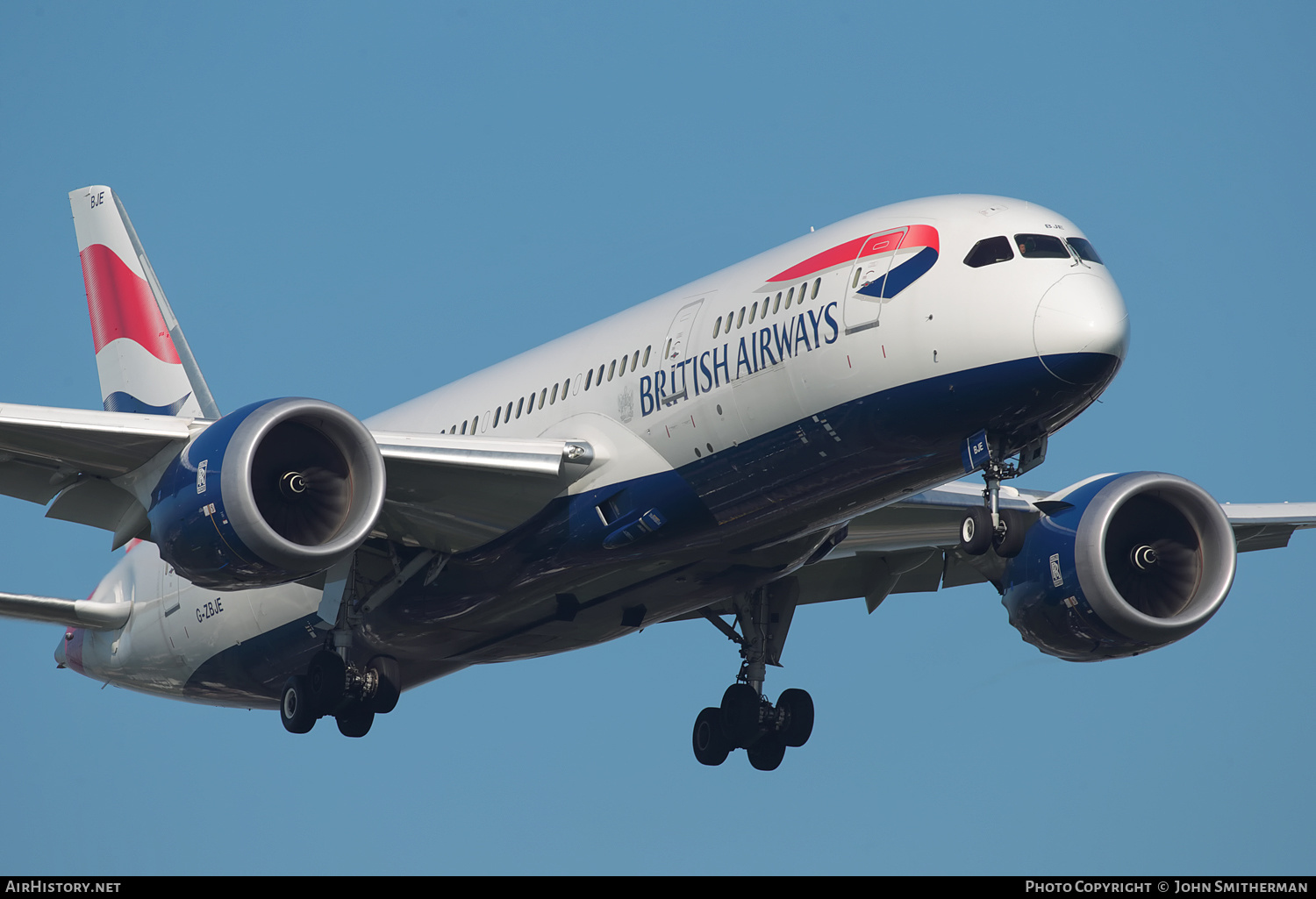 Aircraft Photo of G-ZBJE | Boeing 787-8 Dreamliner | British Airways | AirHistory.net #300562