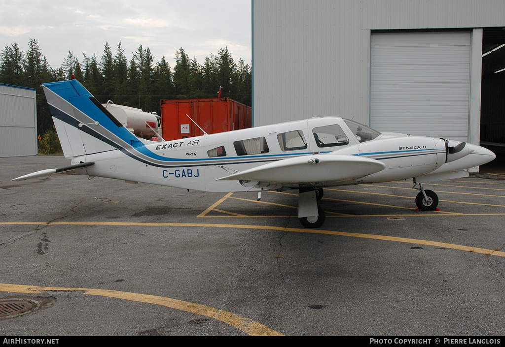 Aircraft Photo of C-GABJ | Piper PA-34-200T Seneca II | Exact Air | AirHistory.net #300596