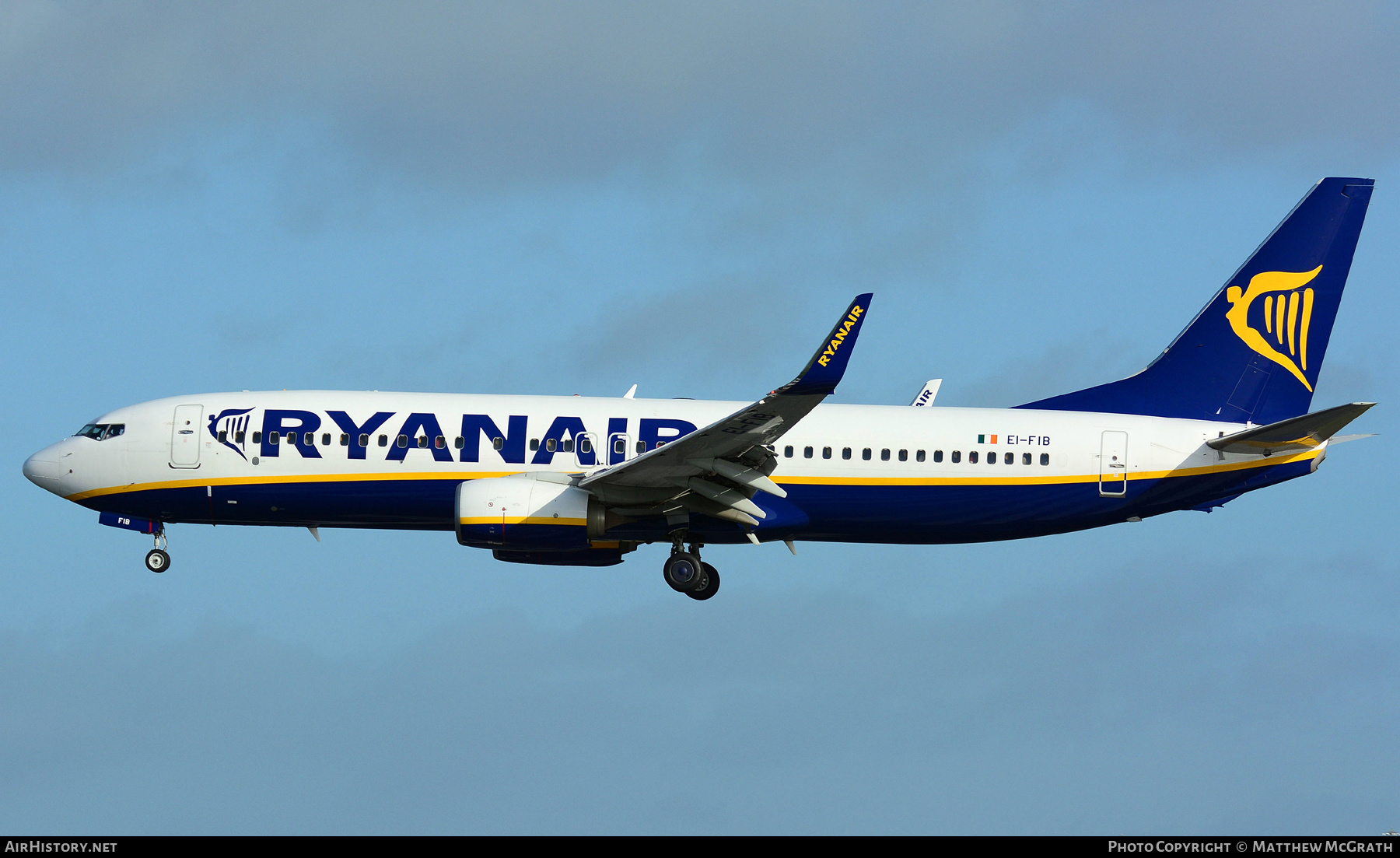 Aircraft Photo of EI-FIB | Boeing 737-8AS | Ryanair | AirHistory.net #300617
