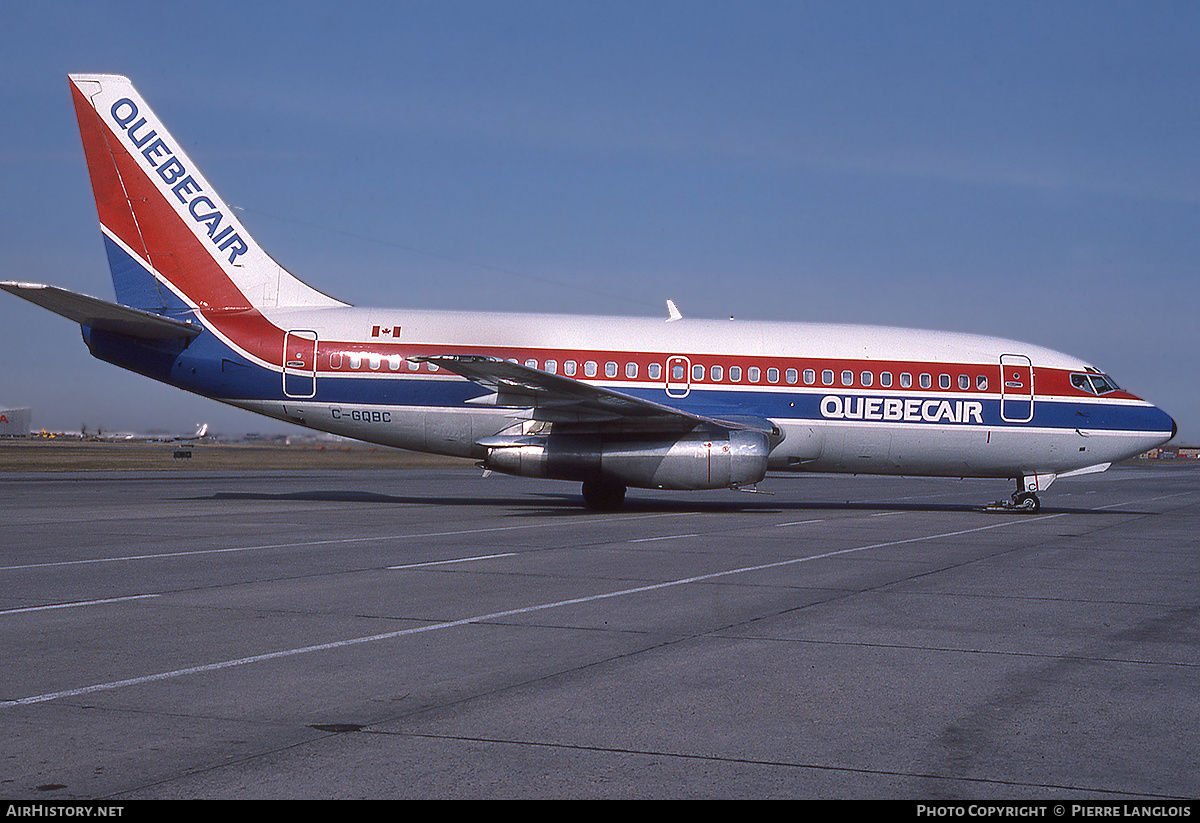 Aircraft Photo of C-GQBC | Boeing 737-202C | Quebecair | AirHistory.net #300655