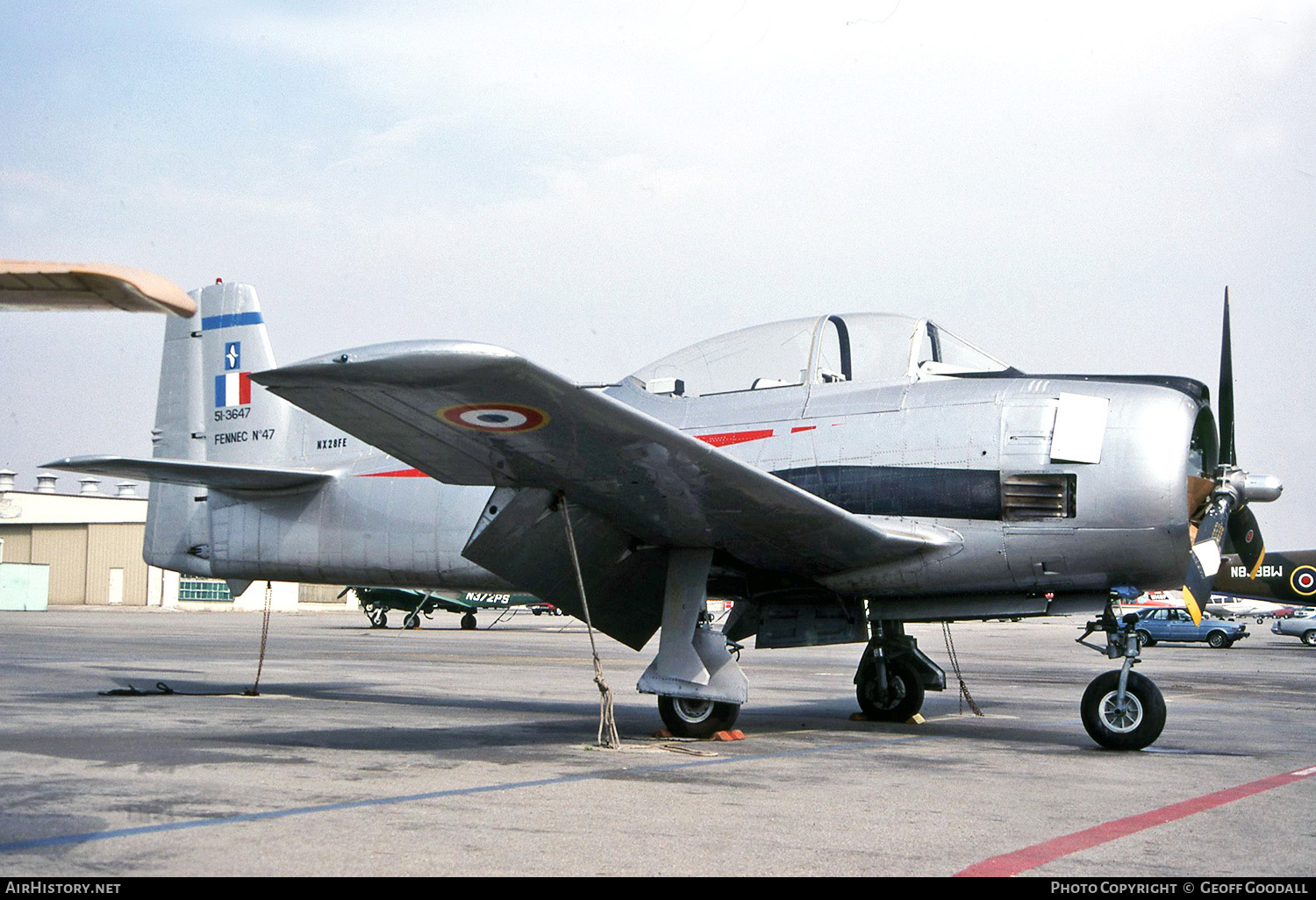 Aircraft Photo of N28FE / NX28FE / 51-3647 | North American T-28A Fennec | France - Air Force | AirHistory.net #300676