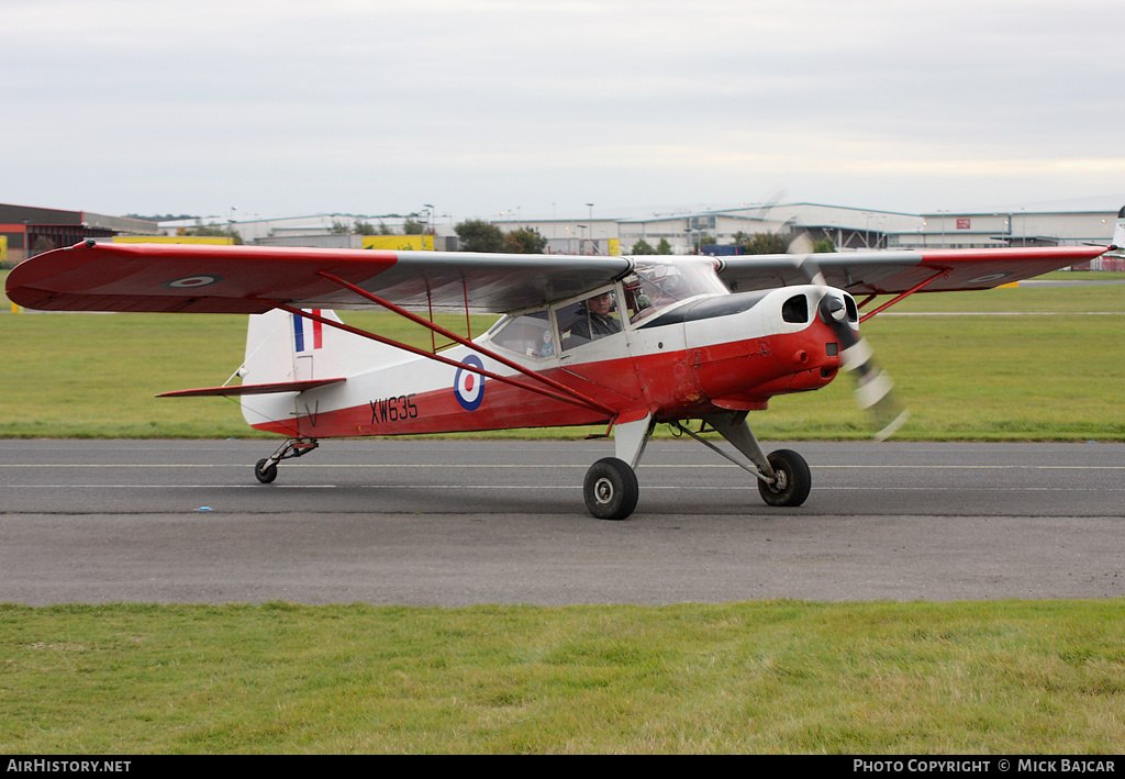 Aircraft Photo of G-AWSW / XW635 | Beagle D-5/180 Husky | UK - Air Force | AirHistory.net #300693