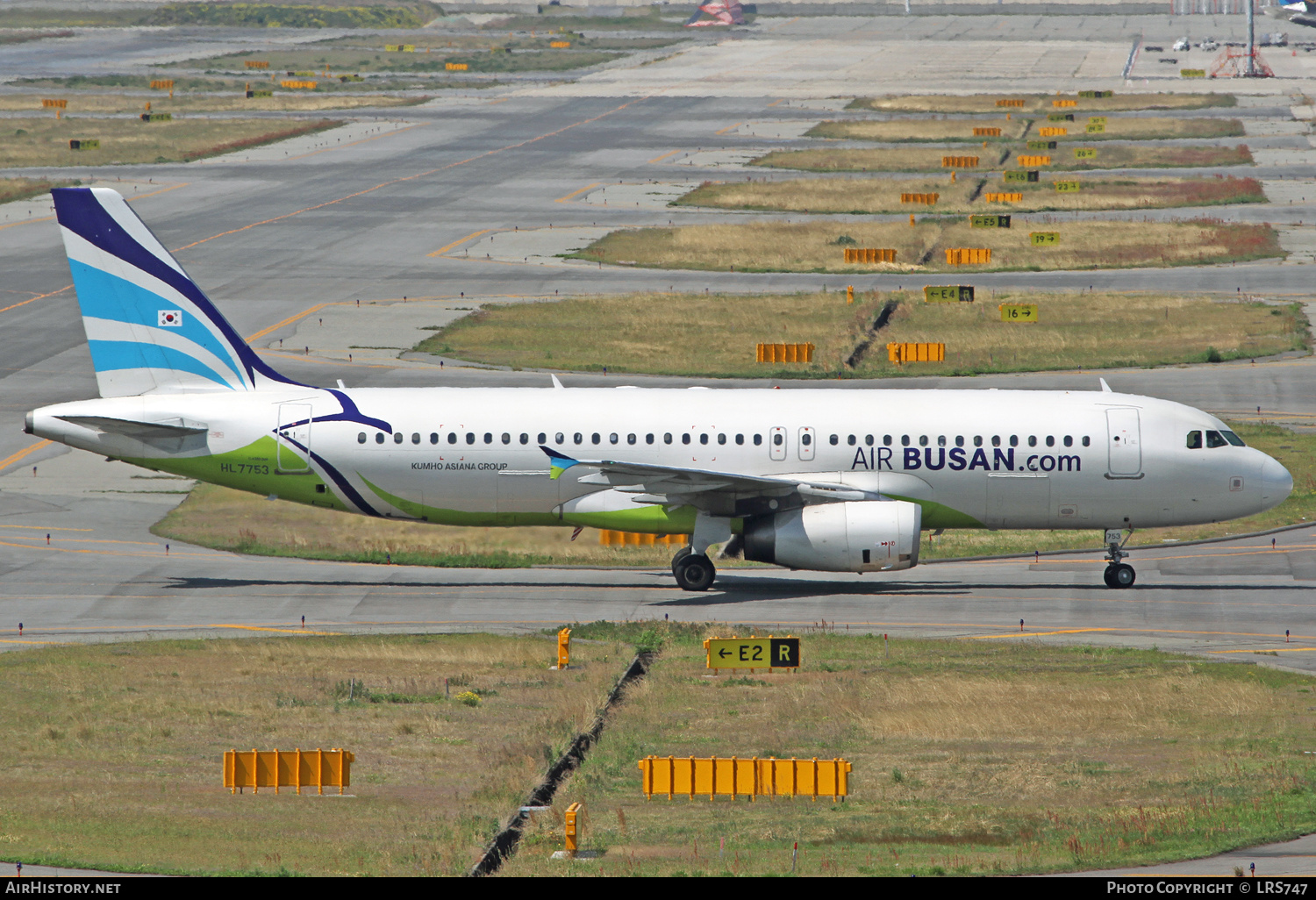 Aircraft Photo of HL7753 | Airbus A320-232 | Air Busan | AirHistory.net #300731