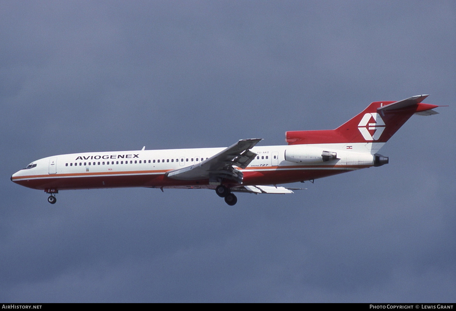 Aircraft Photo of YU-AKD | Boeing 727-2L8/Adv | Aviogenex | AirHistory.net #300802