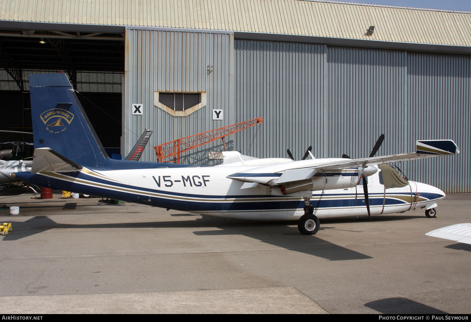 Aircraft Photo of V5-MGF | Rockwell 690B Turbo Commander | Ango Wings | AirHistory.net #300818