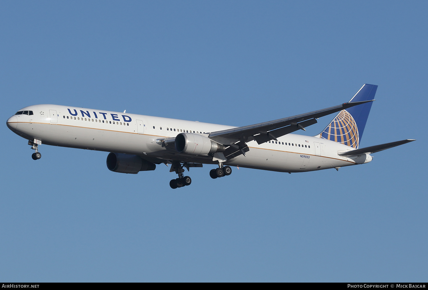 Aircraft Photo of N59053 | Boeing 767-424/ER | United Airlines | AirHistory.net #300835