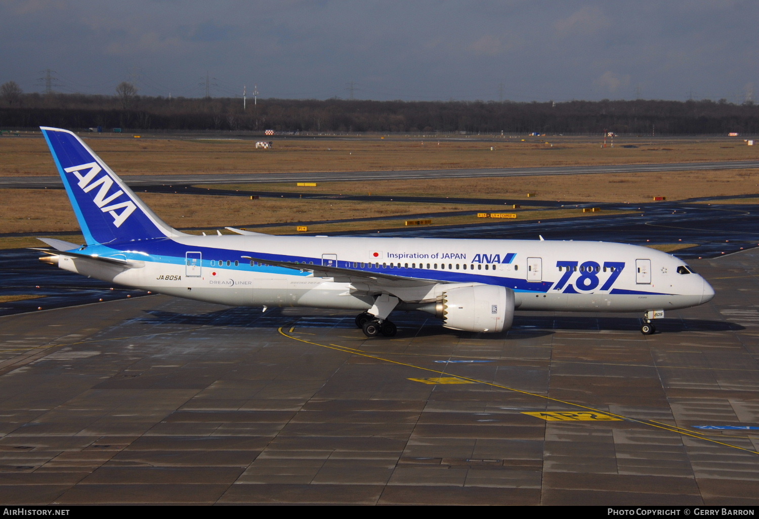Aircraft Photo of JA805A | Boeing 787-8 Dreamliner | All Nippon Airways - ANA | AirHistory.net #300848