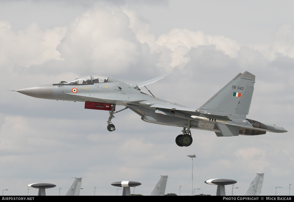 Aircraft Photo of SB042 | Sukhoi Su-30MKI | India - Air Force | AirHistory.net #300859