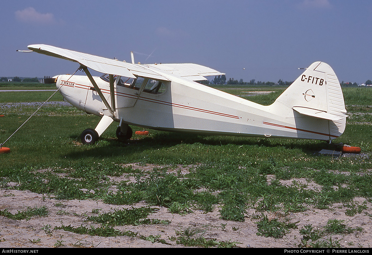 Aircraft Photo of C-FITB | Stinson 108-2 | AirHistory.net #300879