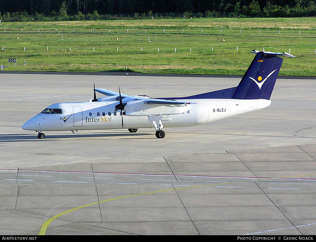 Aircraft Photo of D-BLEJ | Bombardier DHC-8-314Q Dash 8 | InterSky | AirHistory.net #300897