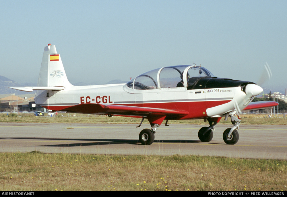 Aircraft Photo of EC-CGL | MBB 223A-1 Flamingo | AirHistory.net #300914