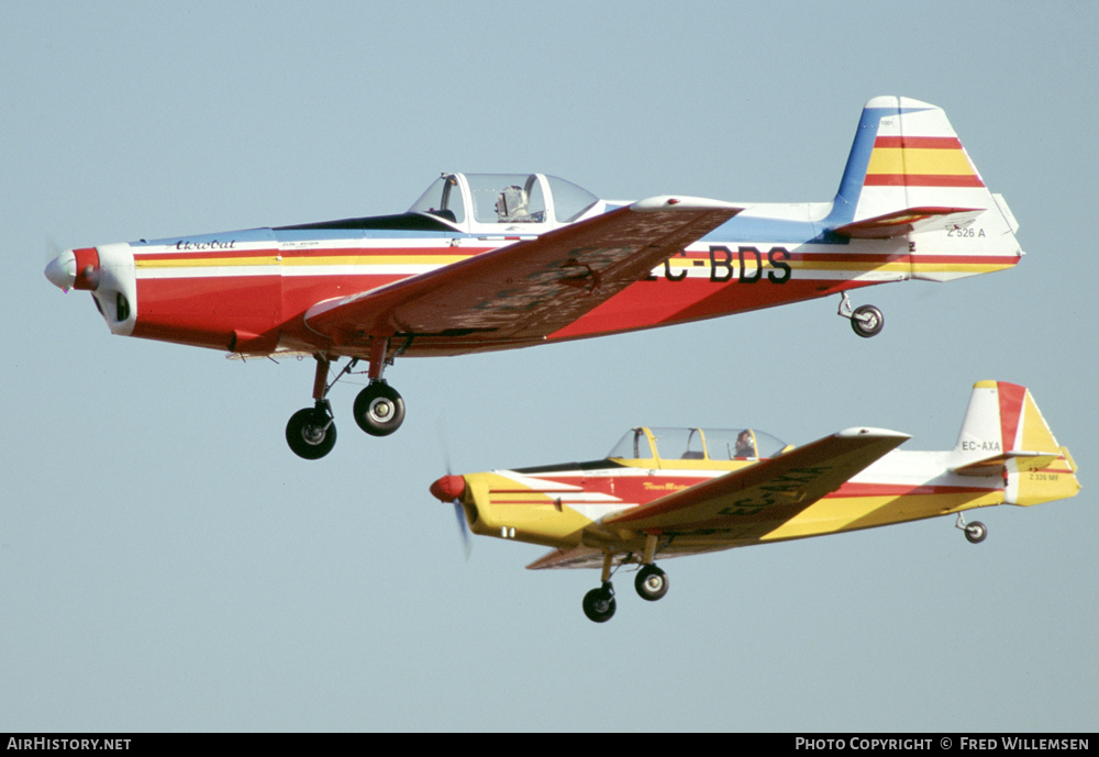 Aircraft Photo of EC-BDS | Zlin Z-526A Akrobat | AirHistory.net #300916