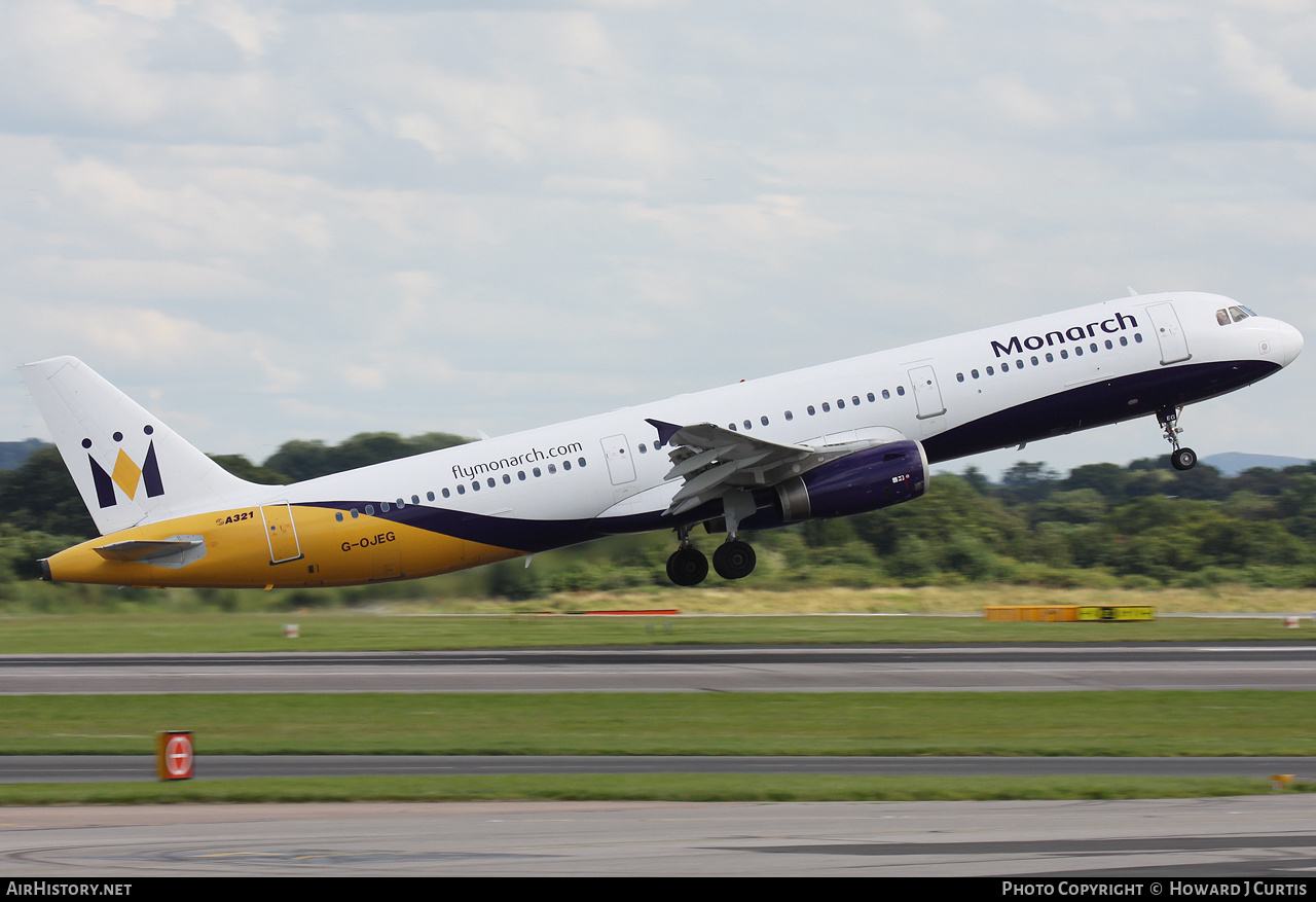 Aircraft Photo of G-OJEG | Airbus A321-231 | Monarch Airlines | AirHistory.net #300918