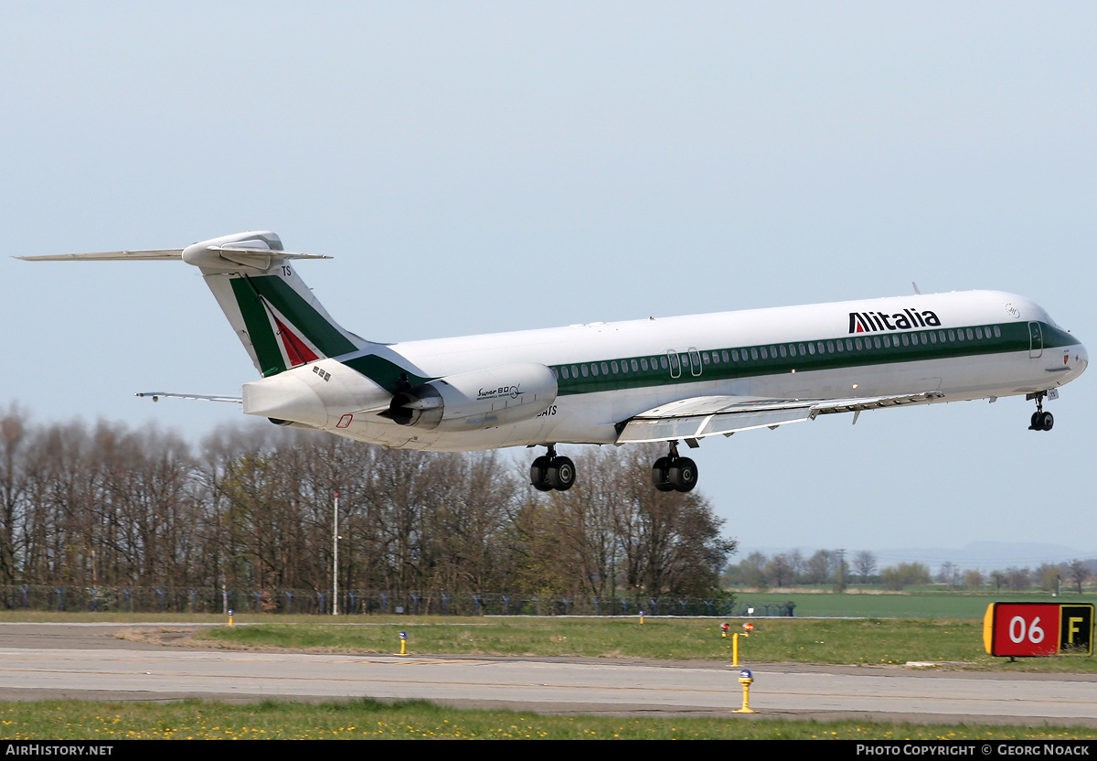 Aircraft Photo of I-DATS | McDonnell Douglas MD-82 (DC-9-82) | Alitalia | AirHistory.net #300925