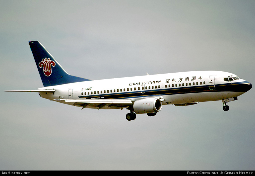 Aircraft Photo of B-2527 | Boeing 737-3Y0 | China Southern Airlines | AirHistory.net #300932