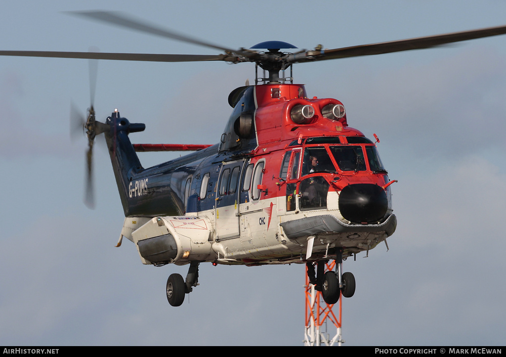 Aircraft Photo of G-PUMS | Eurocopter AS-332L2 Super Puma Mk2 | CHC Helicopters | AirHistory.net #300940
