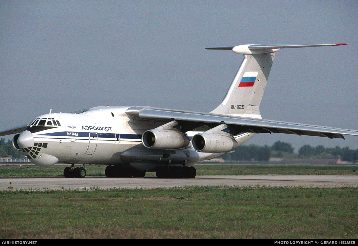 Aircraft Photo of RA-76750 | Ilyushin Il-76TD | Aeroflot | AirHistory.net #300942