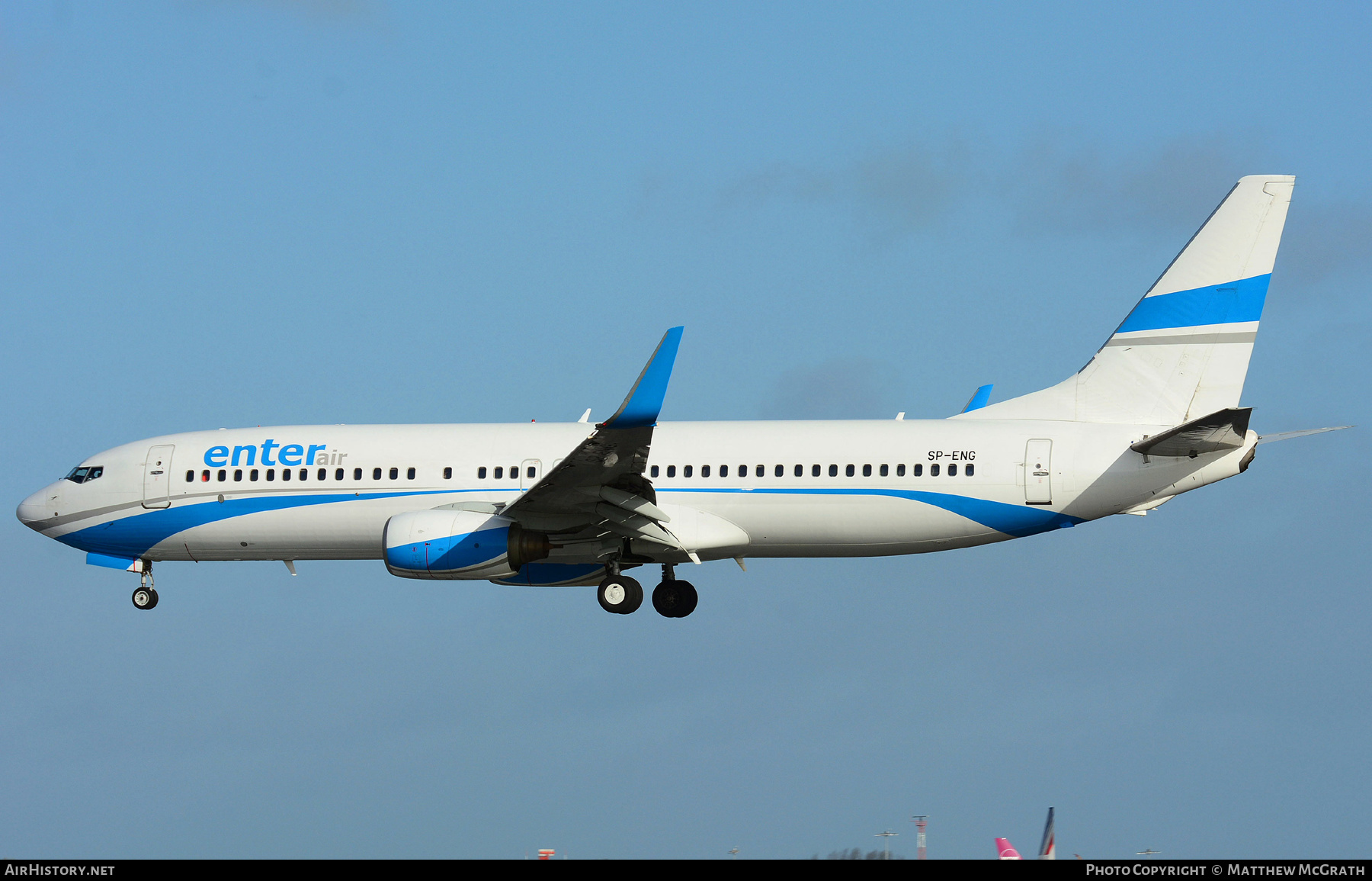 Aircraft Photo of SP-ENG | Boeing 737-8CX | Enter Air | AirHistory.net #300945