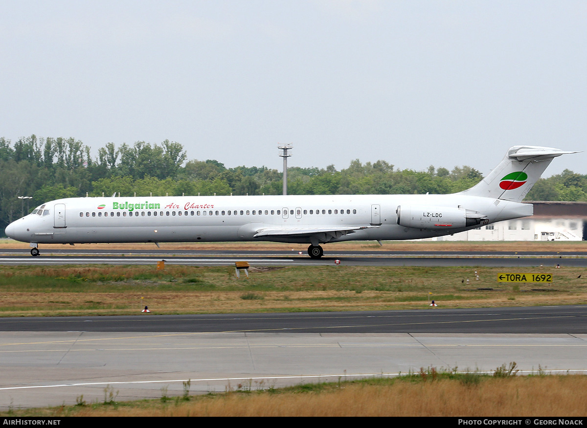 Aircraft Photo of LZ-LDG | McDonnell Douglas MD-83 (DC-9-83) | Bulgarian Air Charter | AirHistory.net #300947