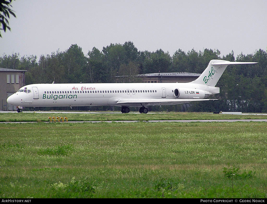 Aircraft Photo of LZ-LDX | McDonnell Douglas MD-83 (DC-9-83) | Bulgarian Air Charter | AirHistory.net #300952