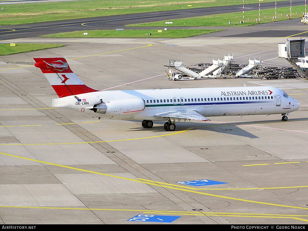 Aircraft Photo of OE-LMN | McDonnell Douglas MD-87 (DC-9-87) | Austrian Airlines | AirHistory.net #300955