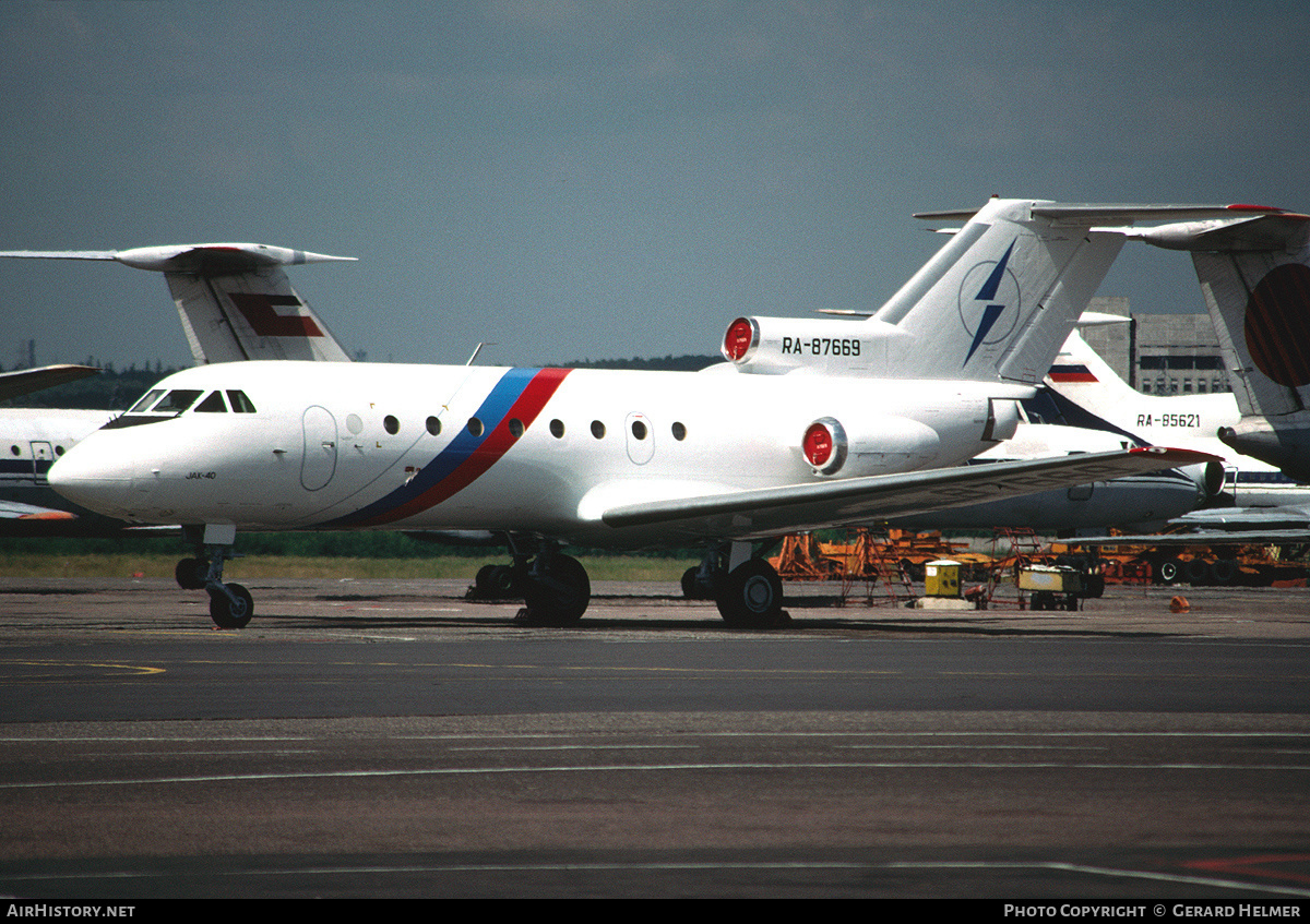 Aircraft Photo of RA-87669 | Yakovlev Yak-40 | AirHistory.net #300957