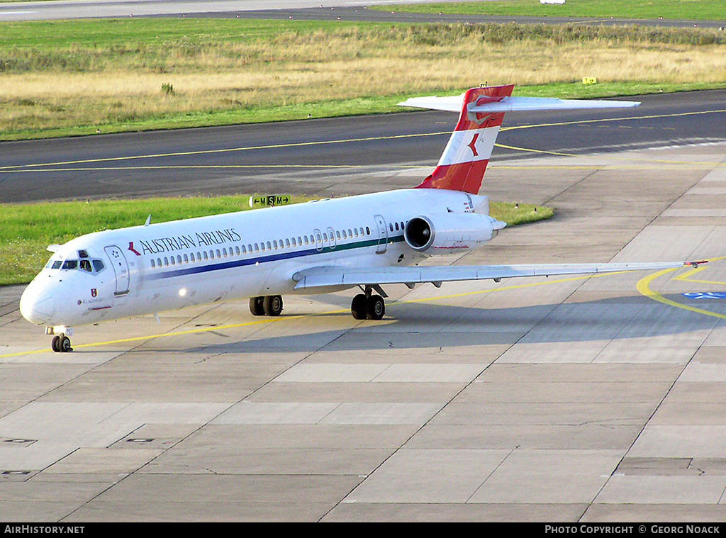 Aircraft Photo of OE-LMN | McDonnell Douglas MD-87 (DC-9-87) | Austrian Airlines | AirHistory.net #300959