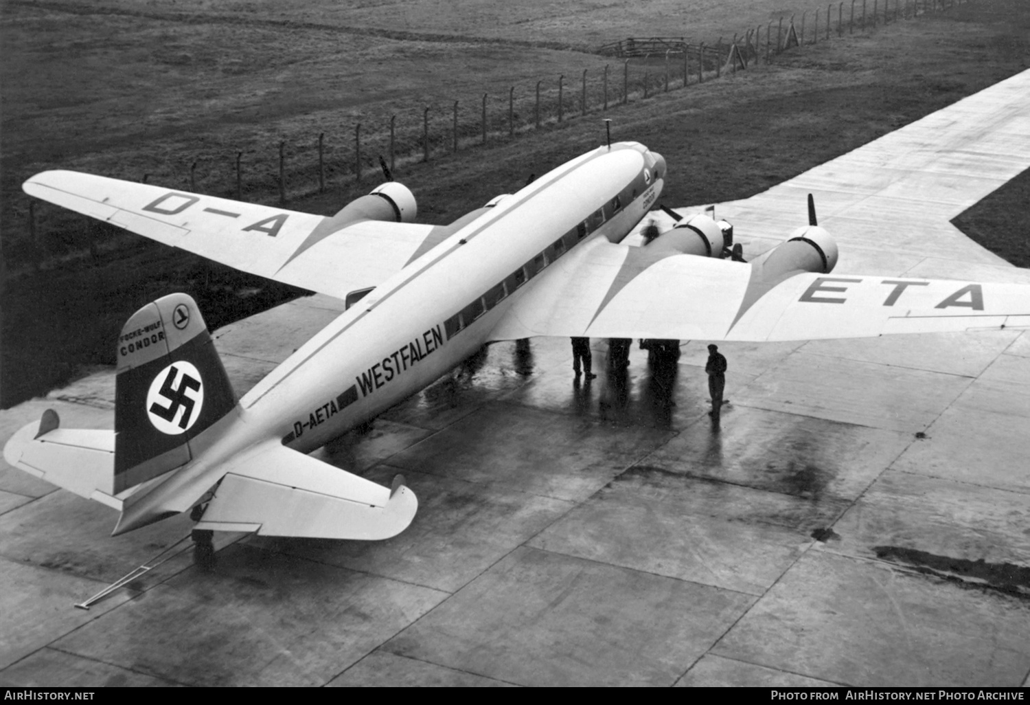 Aircraft Photo of D-AETA | Focke-Wulf Fw 200A (V-2) | Deutsche Luft Hansa | AirHistory.net #301002